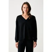 BOSS loungewear pulover ženski z modalom TONE_Sweatshirt