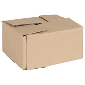 Vidaxl Zložljiva škatla 50 szt. Naravna 20 x 15 x 10 cm Lepenka