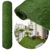 GARDEN LINE Umetna trava za vrt, visoka trava v zvitkih za balkon ali teraso 1m x 5m wys.30mm
