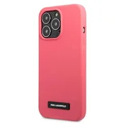 Karl Lagerfeld Etui Karl Lagerfeld Silicone Plaque za iPhone 13 Pro/iPhone 13 - fuksija