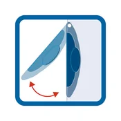 HERLITZ clip mapa, A4, transparentna