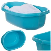 KADAX Ovalna plastična posoda za perilo 30L z ergonomskimi ročaji