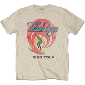 The Beach Boys Majica 1983 Tour Unisex Sand 2XL