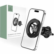 AVTO NOSILEC Z BREZŽIČNIM POLNJENJEM TECH-PROTECT N54 MAGNETIC MAGSAFE VENT CAR MOUNT BLACK