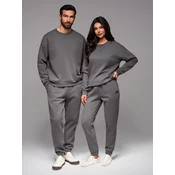 Ombre UNISEX couples tracksuit set in athleisure style with pants and sweatshirt