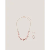 Monsoon Children Set nakita za devojcice Pearly Flower, 3 komada, Zlatne boje