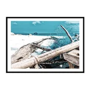 shumee PLAKAT V OKVIRJU 33x43 cm Morje P2264