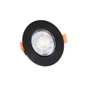 Ecolite LED-YL201/7W/CCT/CR - LED ugradna svetiljka ZITA LED/3/5/7W/230V crna