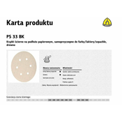 Disk Samopric. 150mm PS33CK G150 raspored rupa GLS3