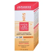 HADA LABO TOKYO SUN Lahka matirajoča krema za sončenje Light Hydrator Sun Face Cream SPF30 (50 ml)