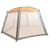 vidaXL Šotor za bazen iz blaga 590x520x250 cm siv