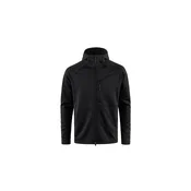 Fjällräven Abisko Grid Fleece pulover s kapuco, črna (M)