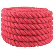vidaXL Vrv iz jute Rdeča 100% Tossa jute