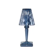 Kartell LED namizna svetilka na baterije, 30 cm, nebesno modra, IP54 - spalnica - Dizajn - Plastika