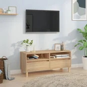 Greatstore TV omarica sonoma hrast 100x34,5x44,5 cm inženirski les