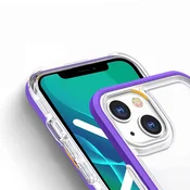 Overboard Ovitek za iPhone 13, hibridni okvir, vijoličen