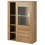 Vitrina Larona mala - Hrast rivijera - 24XCDZ44