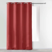 Rdeča zavesa iz mikrovlaken 140x260 cm Absolu – douceur dintérieur