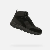 Mens Black Ankle Boots Geox Spherica 4X4 B ABX - Men