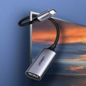 UGREEN Adapter USB-C na HDMI 2.0 4K 60Hz Thunderbolt 3 sive barve