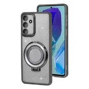 Overboard Ovitek za Samsung Galaxy M55 5G, bleščeč magnetni, za MagSafe, črn
