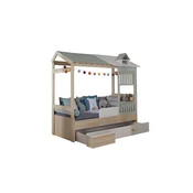 HANAH HOME Deciji krevet Ayder New Green