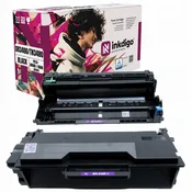 Inkdigo bęben+toner TN3480 DR3400 kompatybilny z Brother DCP-L5500DN Certyfikat TÜV