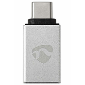 Nedis PROFIGOLD Adapter USB-C/USB 3.2 Gen 1/ vtič USB-C - vtičnica USB-A/ aluminij/ srebrna/ škatla