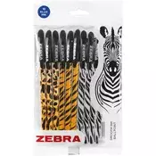 Kuglasta kemijska olovka ZEBRA Doodlerz uzorak životinja 1,0 mm plava 10 kom/pak 02617