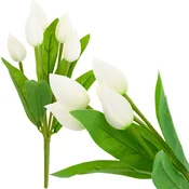 shumee CV26806-1 šopek tulipanov beli tulipani čudoviti umetni penasti tulipani LIKE life