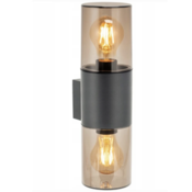 ORNO STENSKA SVETILKA SALVIA ON 2XE27, MAX.2 X15W, IP54, SIVA [AD-OP-6574GE27PP]
