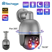 KJB PoE PTZ IP kamera 5 MP z dvosmernim zvokom, brez kartice