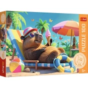 Počitniška kapibara 100-delni puzzle – Trefl