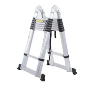 SuperStep Duple Aluminijumske Teleskopske Merdevine 2/5+2/5 XL