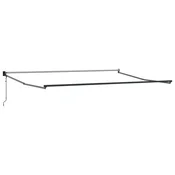 Electric Awning Frame 4 x 2 m Antracit Prašno barvan aluminij