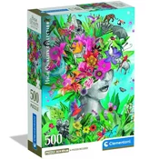 Head in the Jungle HQC 500 kosov sestavljanka - Clementoni
