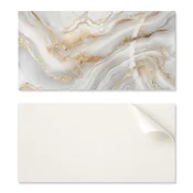 shumee Paket samolepilnih vinilnih ploščic Abstraktni valovi z detajli 6x60x30 cm