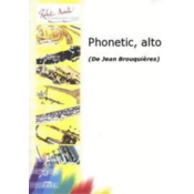 BROUQUIERES:PHONETIC SAXOPHONE ALTO & PIANO