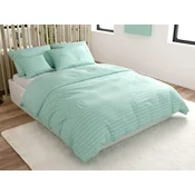 Hotelska posteljnina iz mikrovlaken JASMINE mentolna - črta 2 cm Dimenzije posteljnine: 70 x 90 cm | 140 x 220 cm