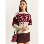 Bianco Lucci Pulover Pullover rdeča