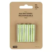 JYSK Baterije EIMILL punjive AAA 4 kom/p