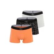 Calvin Klein Underwear Boksarice svetlo siva / oranžna / črna / bela