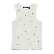 VERO MODA Top VMNAJA zelena/svetlo rdeča/bela