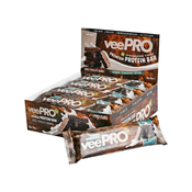VeePro veganske proteinske ploščice – brownie, 12 ploščic