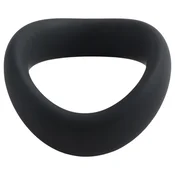 Pulselock Cocktura - zvit silikonski obroček za penis (črn) - 47,5 mm