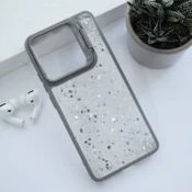 Maska Crystal Dots za Xiaomi Redmi Note 13 4G (EU) siva.