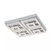 Eglo Fradelo zidna/plafonjera/1, led, 48w, hrom/kristal