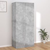 Ormar siva boja betona 90 x 52 x 200 cm od konstruiranog drva