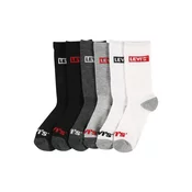LEVIS Nogavice, bela, siva, črna