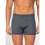 zd ZERO DEFECTS Boksarice Helios Egyptian cotton temno siva
